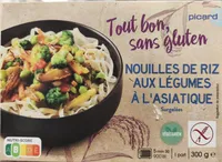 Nouilles de riz aux légumes à l'asiatique