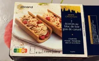 2 écorces au bloc de foie gras de canard