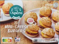 10 Mini cheeseburgers