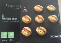 8 mini hot-dogs