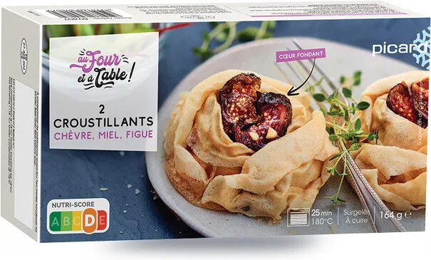 Croustillant chèvre, miel, figue