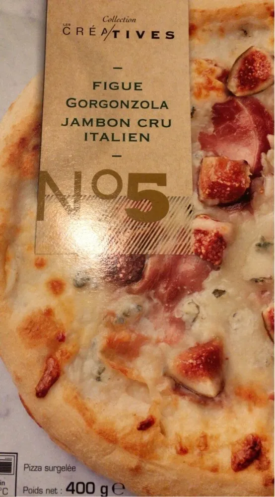 Pizza Figue, Gorgonzola, Jambon Cru Italien
