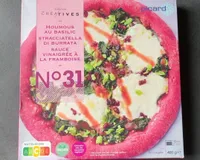 Pizza Houmous au basilic / stracciatella Di Burrata