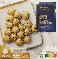 Le sapin brioche pesto rosso