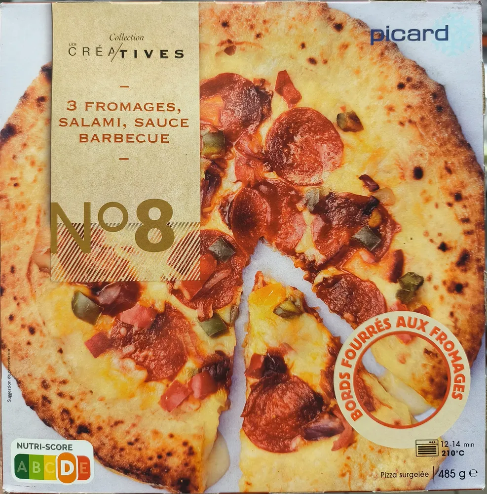 3 Fromages, Salami, Sauce Barbecue