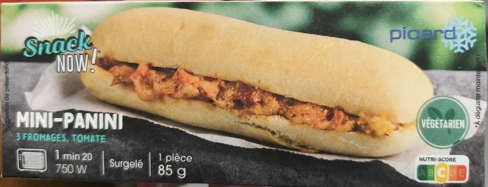Mini panini fromage tomate