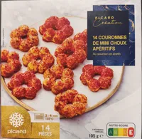 Couronnes de mini choux apérotif saumon aneth