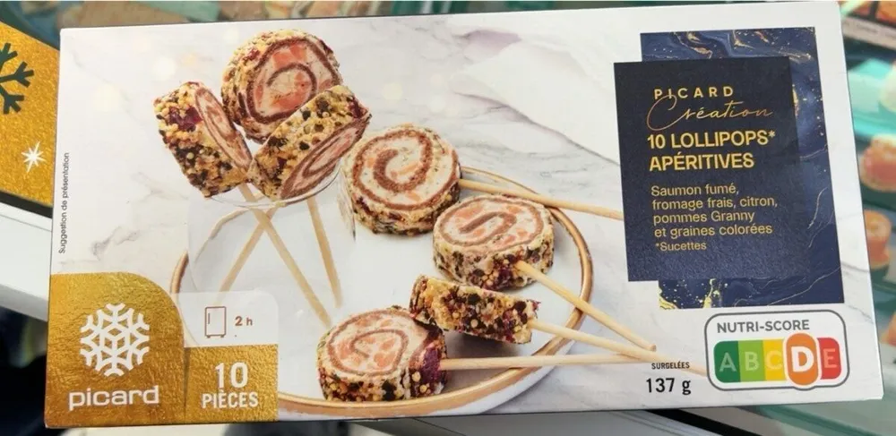 10 LOLLIPOPS APERITIVES
