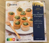 Mini feuilletés d'escargot