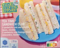 Tea time sandwich club