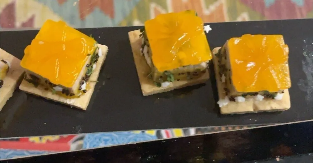 8 Cadeaux apéritifs marron et gelée à la mandarine