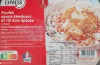 Poulet sauce tandoori et riz aux épices
