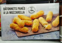 Bâtonnets panés à la mozzarella