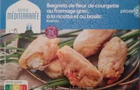 Beignets de fleur de courgette au fromage grec, à la ricotta et au basilic