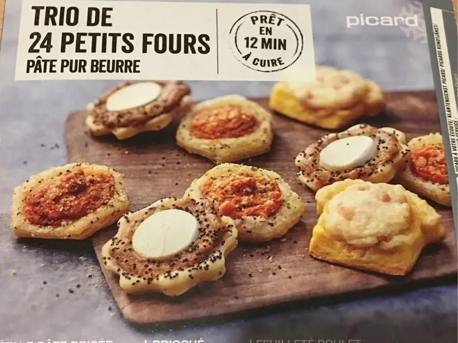 Trio de 24 Petits Fours