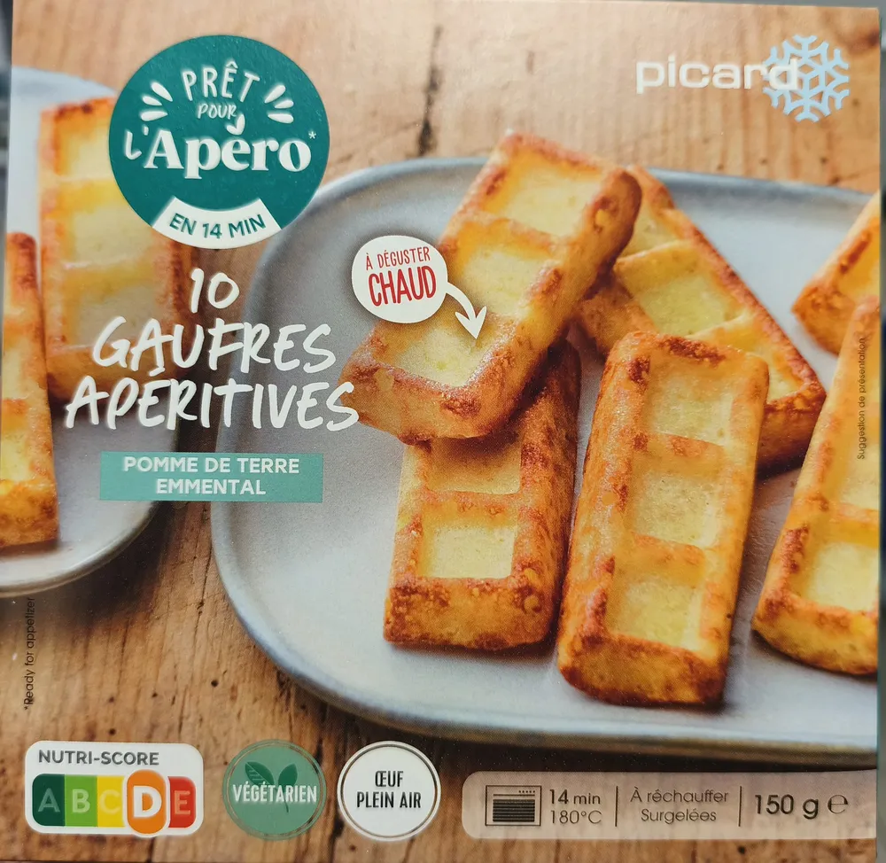 Gauffres apéritives
