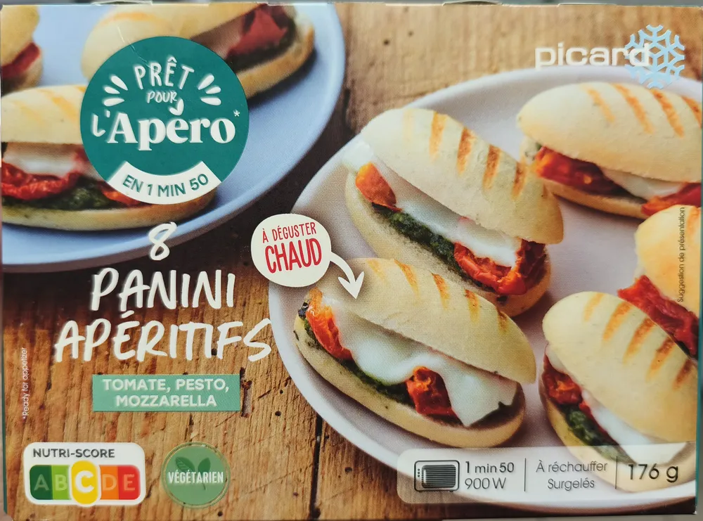 8 panini aperitifs