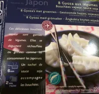 Gyoza aux legumes