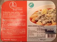 Picard Formule express Gnocchis med getost och spenat samt tomatsås