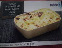 Gratin de pomme de terre, oignon , comté