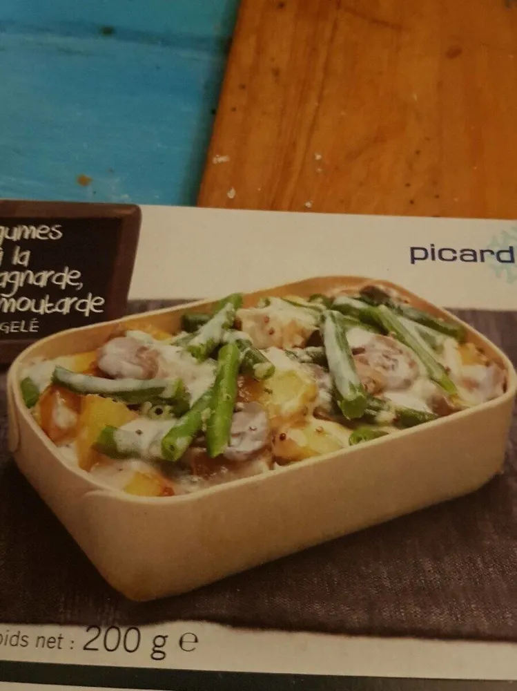 Légumes à la campagnarde sauce moutarde