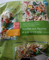 Nouilles au légumes et a la sauce soja