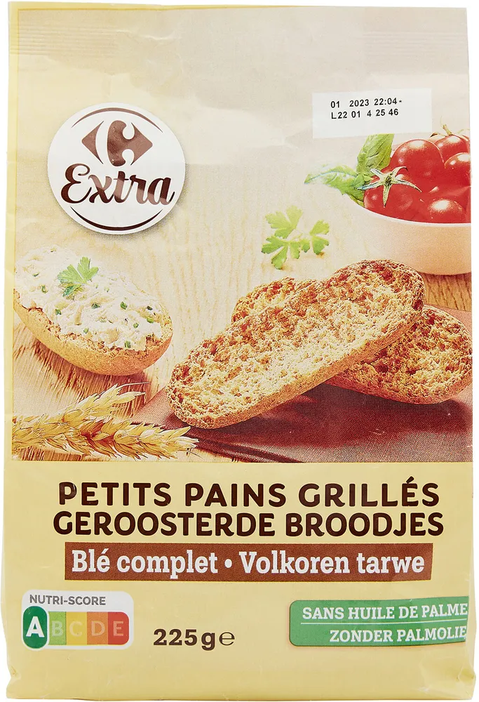 Petits pains grilles
