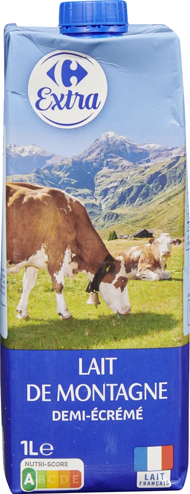 Lait de Montagne Demi-écrémé