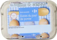 Oeufs de poules Datés du jour de ponte.