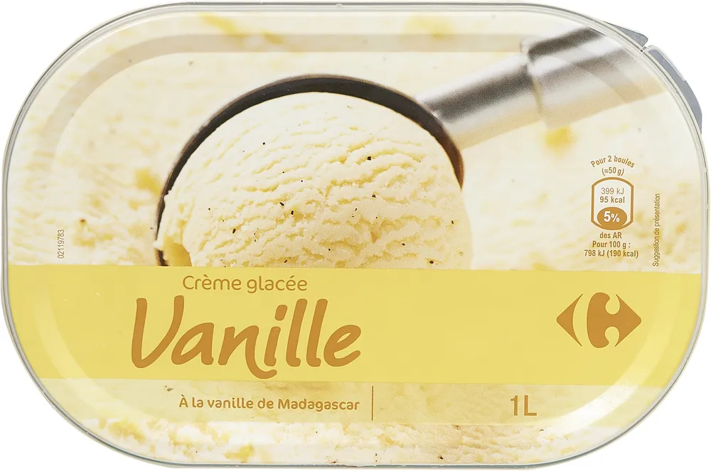 Crème glacée à la vanille