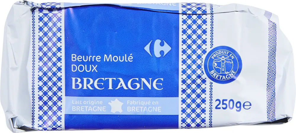 BEURRE MOULÉ DE Bretagne Doux