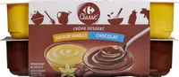 Crème dessert Saveur Vanille Chocolat
