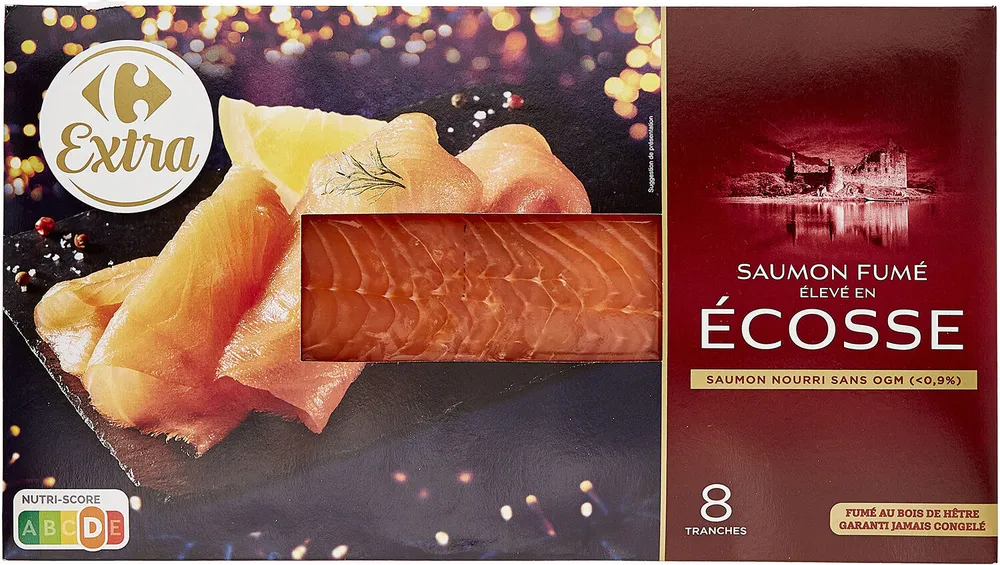 Saumon fumé Élevé en ECOSSE