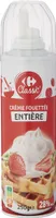 Crème fouettée entière