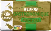Beurre gastronomique demi-sel