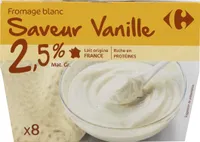 Fromage blanc Saveur Vanille
