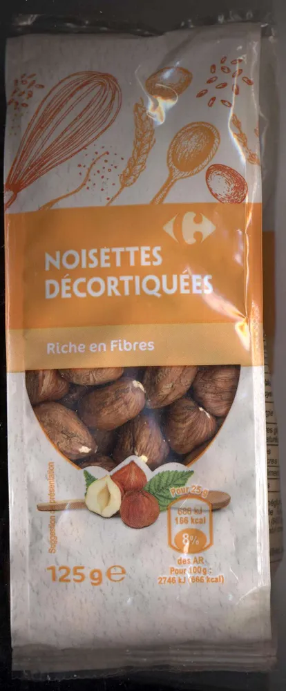 Noisettes Décortiquées