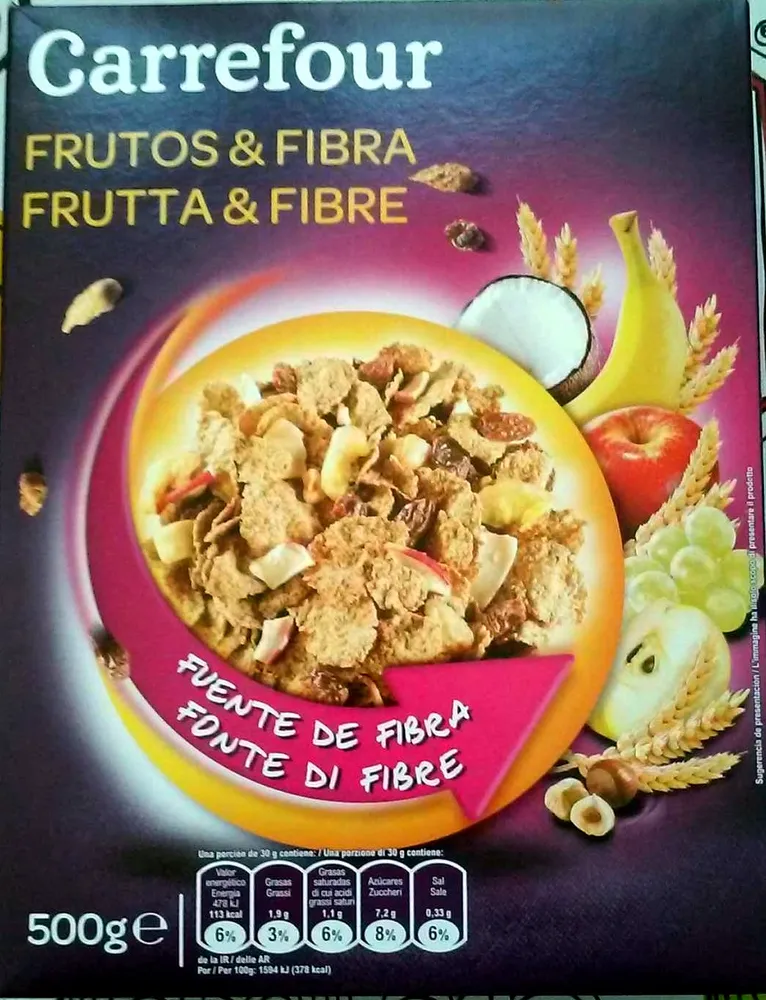 Fibra 5 dried fruits