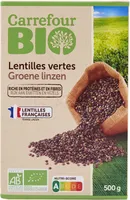 Lentilles vertes