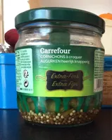 Cornichons Extra Fins Au 5 epices et aromates, Marque Carrefour