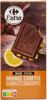 Noir orange confite