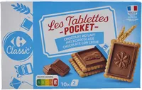 Les Tablettes POCKET CHOCOLAT AU LAIT