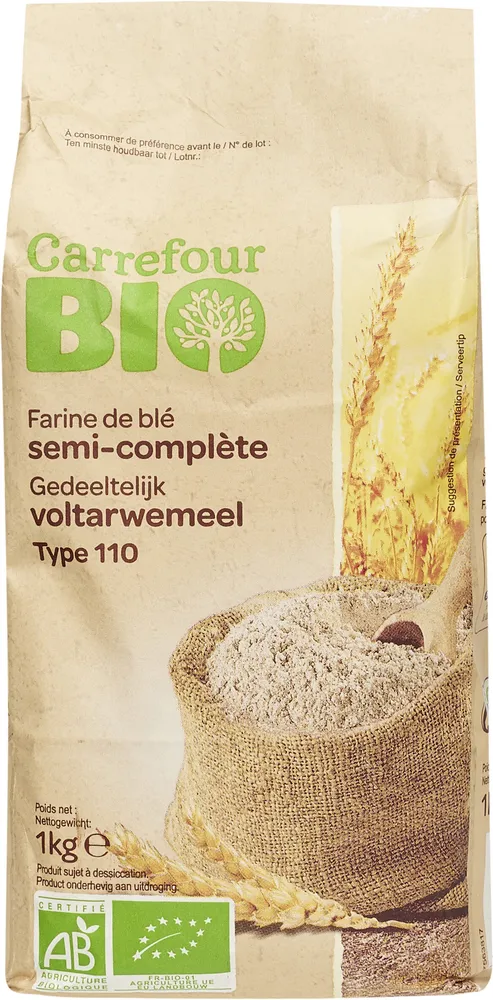 Farine de blé semi-complète Type 110