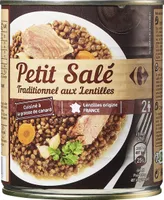 Petit salé aux lentilles