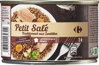 Petit salé aux lentilles