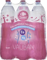 Eau minérale naturelle calcique et magnésienne