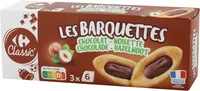 Las bandejas chocolate-avellana