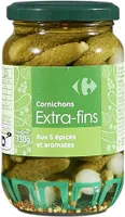 Cornichons Extra-fins aux 5 épices et aromates