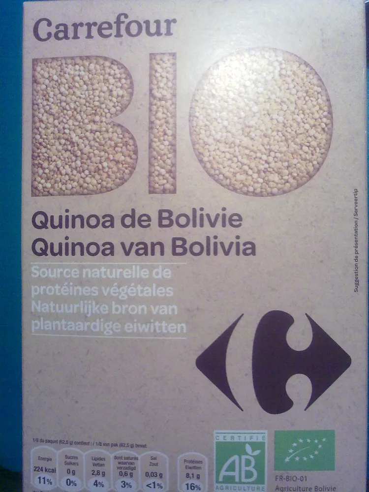 Quinoa de Bolivie Bio