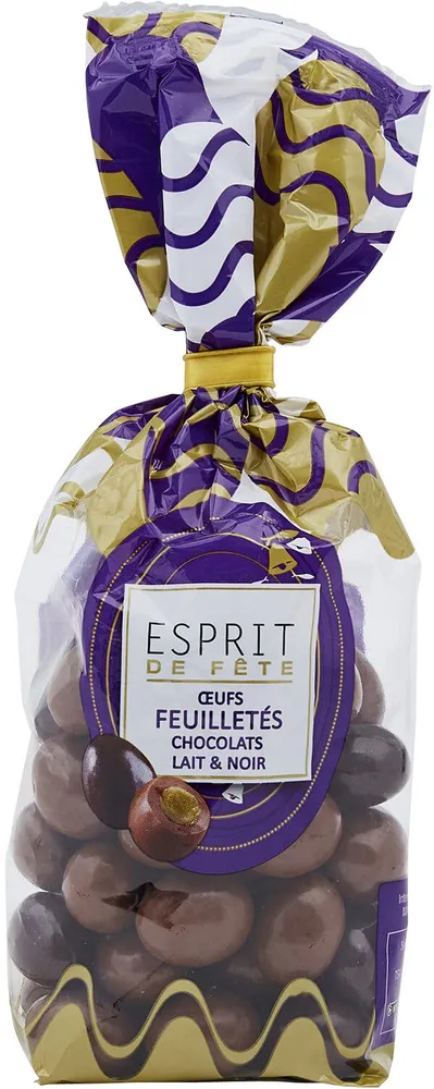 Œufs feuilletes lait & noir